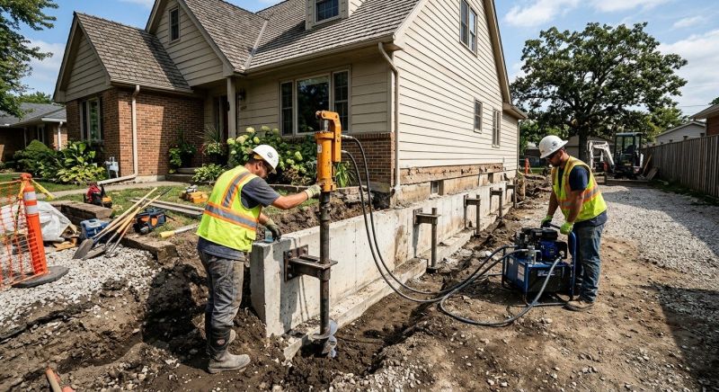Basement Stabilization in Paulding County, GA