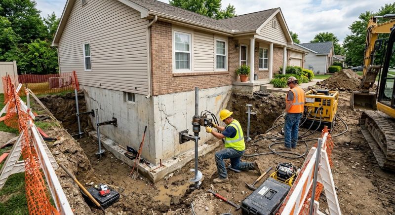 Building Foundation Repair in Carroll County, GA