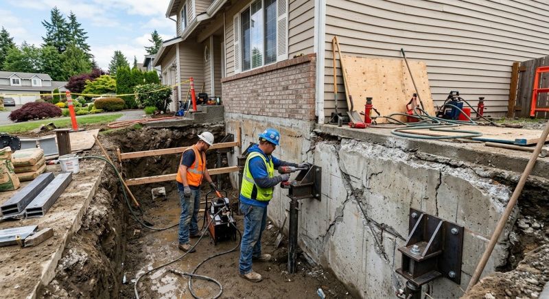 Concrete Foundation Repair in Bartow County, GA