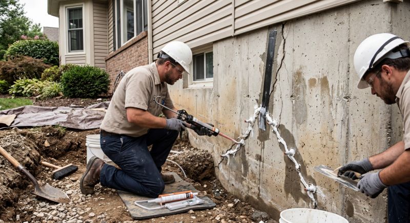 Cracked Foundation Repair in Carroll County, GA