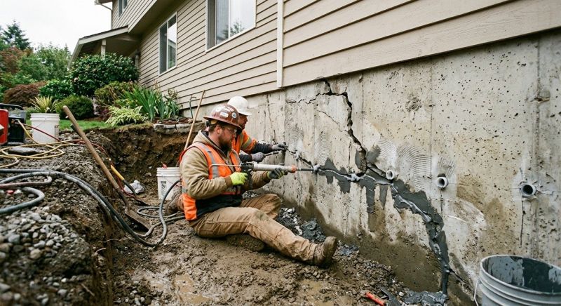Cracked Foundation Repair in Douglas County, GA