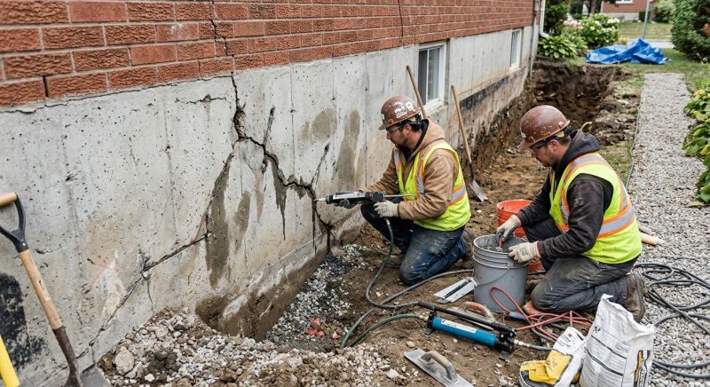 Cracked Foundation Repair in Haralson County, GA