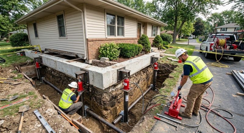 Foundation Jacking in Carrollton, GA