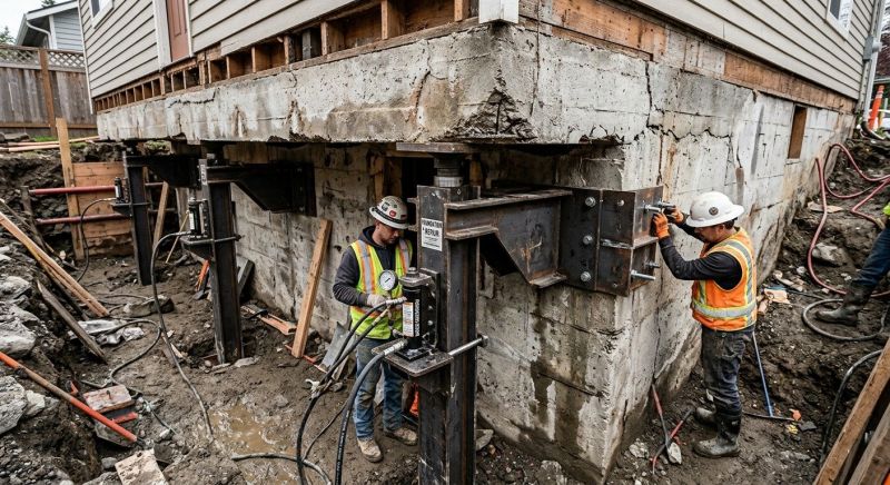 Foundation Lifting in Douglasville, GA
