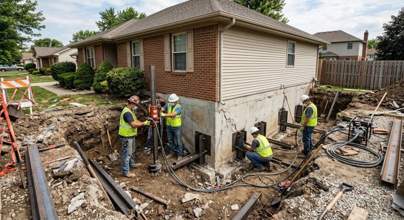 House Foundation Repair in Douglasville, GA