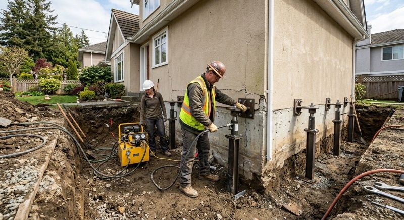 Sinking Foundation Repair in Mableton, GA